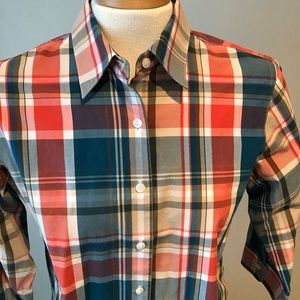 Foxcroft plaid shirt excellent condition